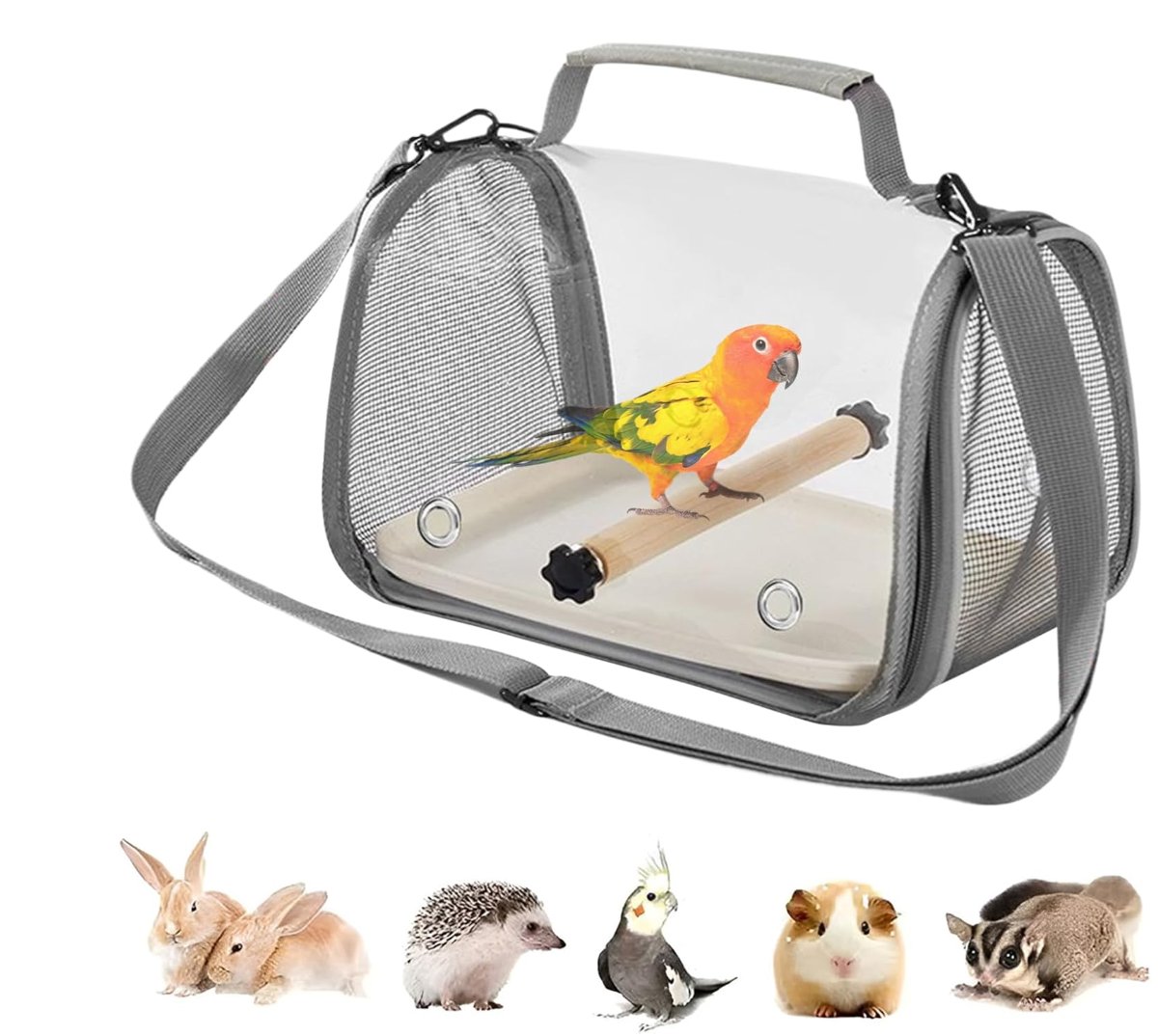 Bird Carrier with Perch