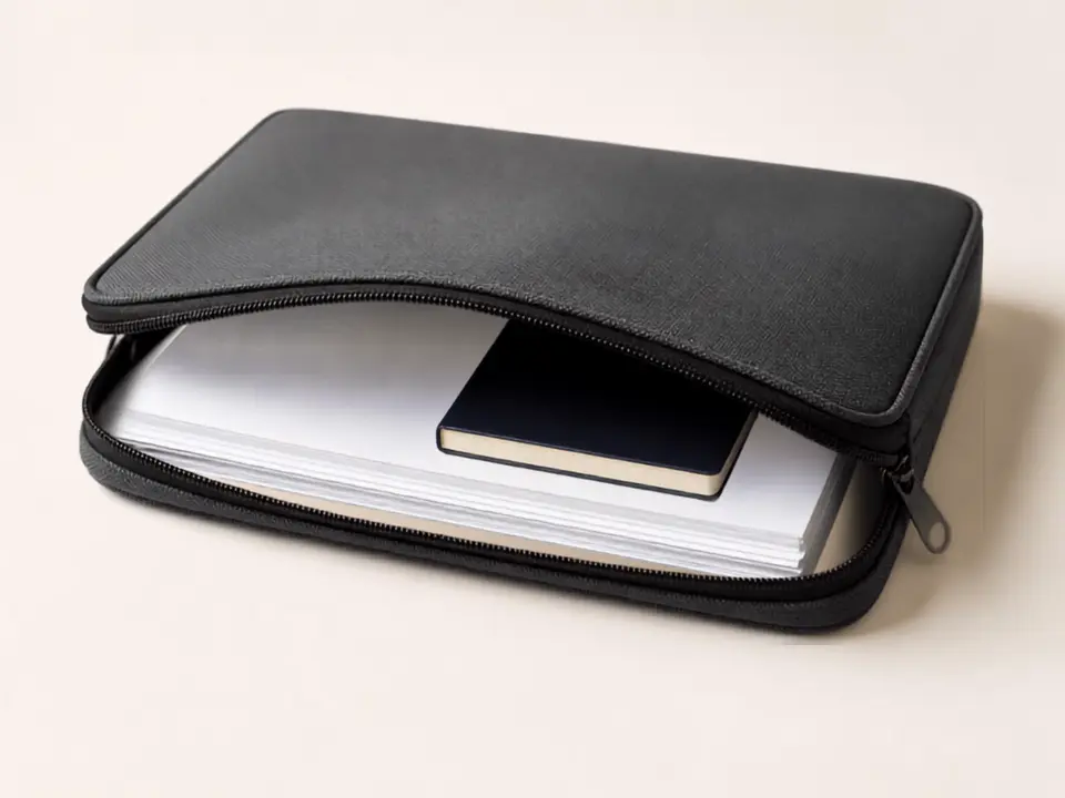存放文件副本的防水或耐火文件袋/Water- or fire-resistant document bag with document copies