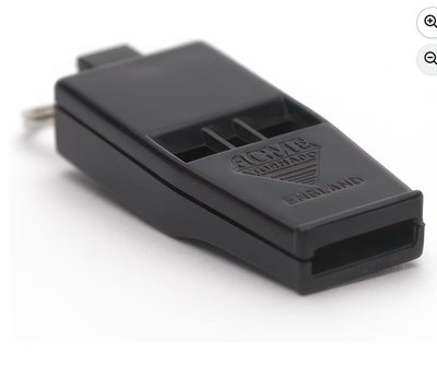 ACME Tornado 636 pealess whistle black UK made